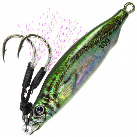 Пилькер BS Baits Runway "Mackerel 3D 2AS" цв. green. 30гр