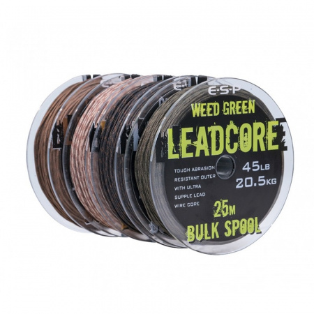 Противозакручиватель Leadcore Bulk weedy green 45lb 25 m