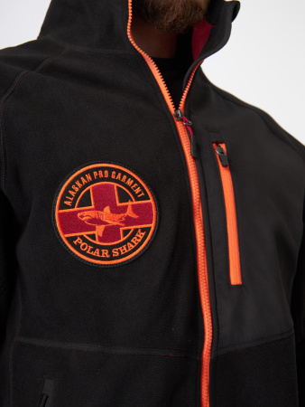 Куртка флисовая windstopper Polar Shark черный