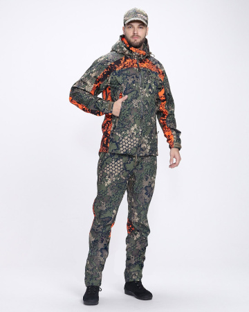 Костюм TRITON "CHAMELEON PRO" -5 (SoftShell, Green Line/Signal)