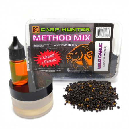 Method mix Pellets + Fluoro + Liquid Wild Garlic (дикий чеснок) CARPHUNTER