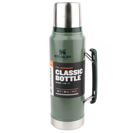 Термос STANLEY Classic 1L, тёмно-зелёный