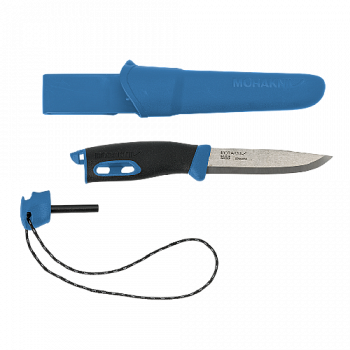 Нож Morakniv Spark Blue, нержавеющая сталь, цвет синий