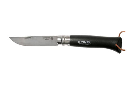 Нож Opinel №8 Trekking, нержавеющая сталь, черный
