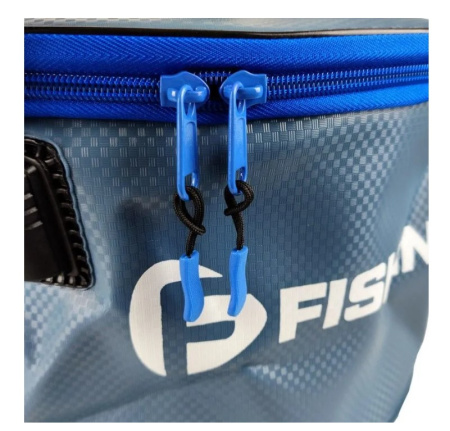 Ведро для прикормки с крышкой F-FISHING EVA 30х18см