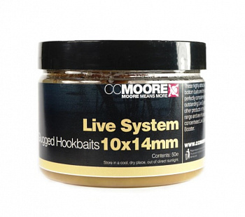 Насадка для волосеной оснастки CCMoore Live System Glugged Hookbaits 10x14mm