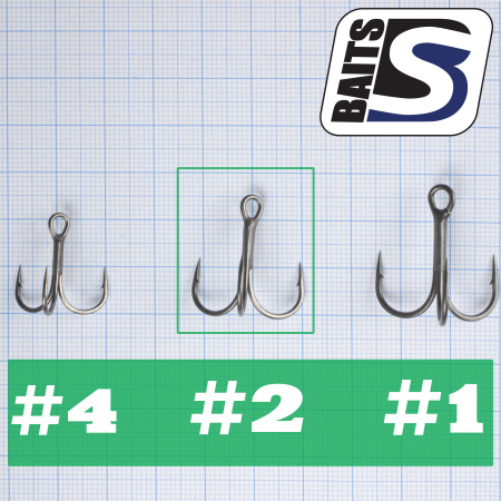 Тройник BS Baits ST-36 TF №2 (5шт)