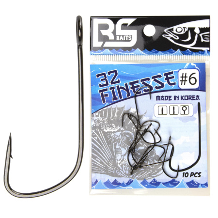Крючки BS Baits FINESSE 32 BN №6