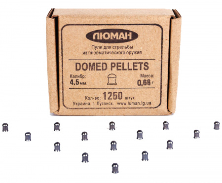 Пуля пневм. "Domed pellets", 0,68 г. 4,5 мм. (300 шт.)