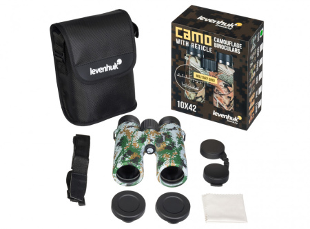 Бинокль Levenhuk Camo Dots 10x42 с сеткой