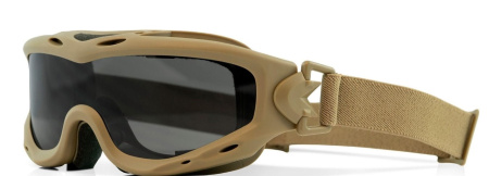 Маска защитная Wiley X WX Spear (Frame: Matte Tan, Lens: Grey + Clear)