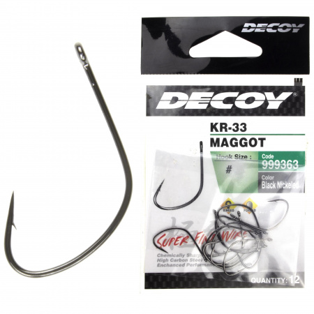 Крючок Decoy KR-33 Maggot 08 (14шт/уп)