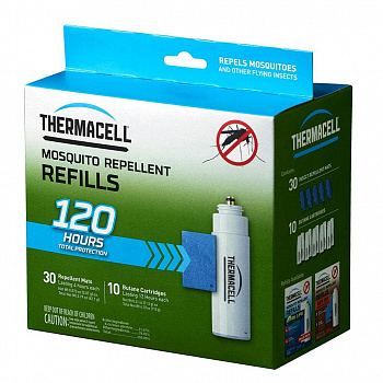 Набор запасной Thermacell Mega Refill (10 газовых картриджей + 30 пластин)