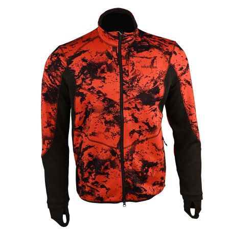 Толстовка HARKILA Wildboar Pro Camo Fleece Jacket цвет AXIS MSP Wildboar orange/Shadow brown