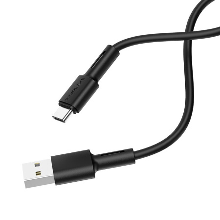 USB кабель Borofone BX31 Type-C силиконовый 1м (white)