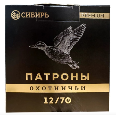 Патрон СИБИРЬ PREMIUM 12/70/32 №1 п/к