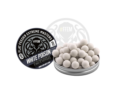 Бойлы FFEM Pop-Up White Poison 10mm
