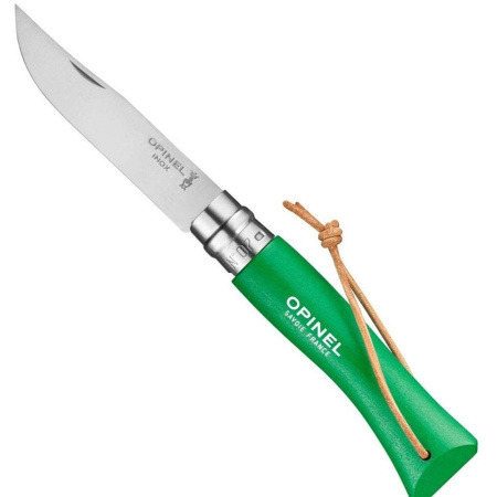Нож Opinel №7 Trekking нержавеющая сталь, зелёный