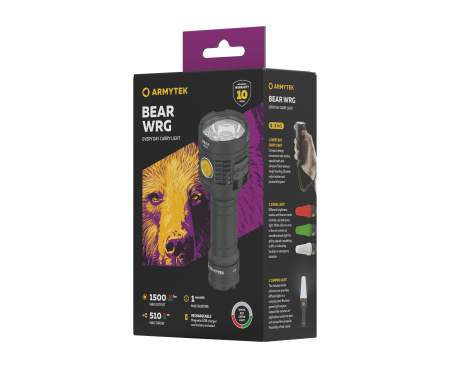 Фонарь Armytek Bear WRG