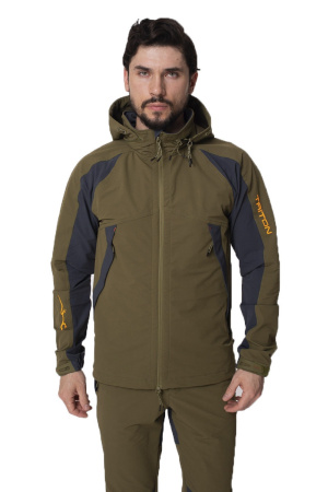 Костюм "REPTIL" (SoftShell APEX, Хаки/серый)