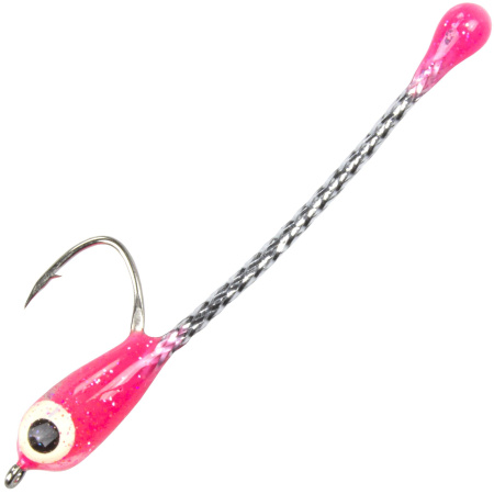 Мушка BS Baits"Трубка" (3шт) ЦВ: Pink silver