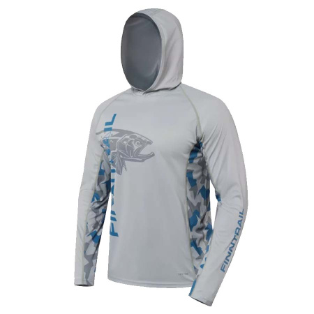 Лонгслив FINNTRAIL Wave Big Fish 6609 Grey