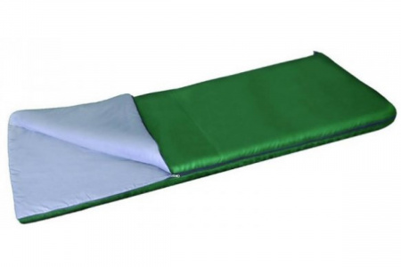 Спальный мешок одеяло "Следи +15" Зеленый