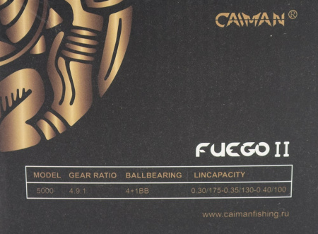Катушка Caiman Fuego II 5000 202019