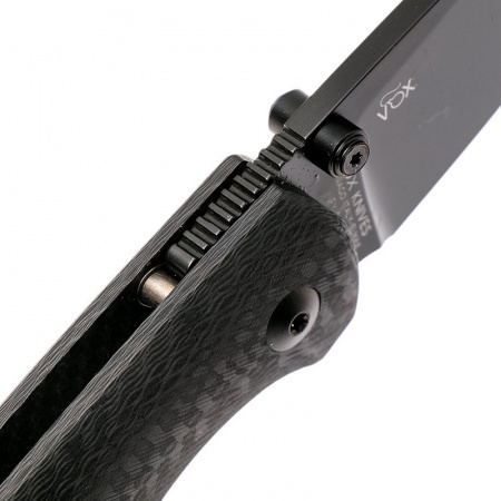 Нож FOX FFX-528 TUR  - складной, рук-ть карбон, клинок ELMAX
