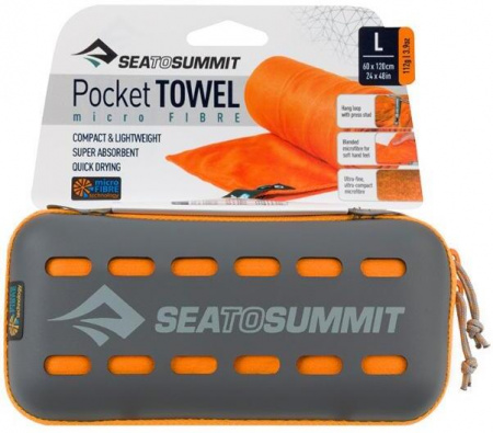 Полотенце Sea to Summit Pocket Towel Large (Orange)
