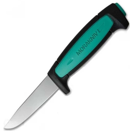 Нож Morakniv Flex, нержавеющая сталь, резиновая ручка со светло-синей вставкой