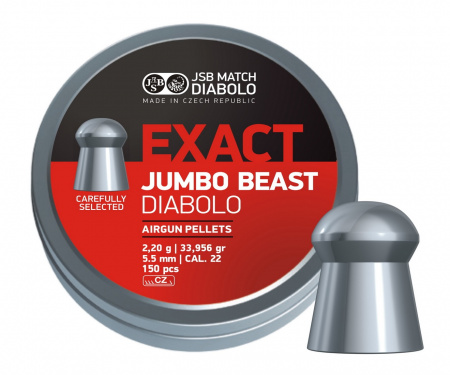 Пульки JSB Exact Jumbo Beast кал. 5,52 мм 2,2 гр (150 шт./бан.)