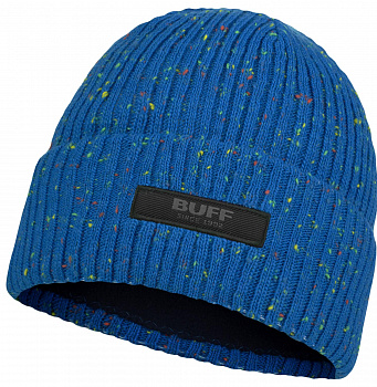 Шапка Buff Jr Knitted & Fleece Hat Jorg Olympian Blue