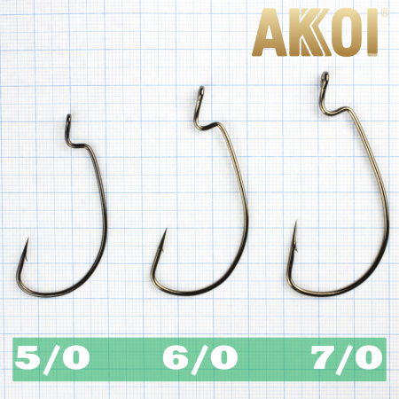 Офсетные крючки Akkoi TRIUMPH LEGENDARY 5/0 (4шт)