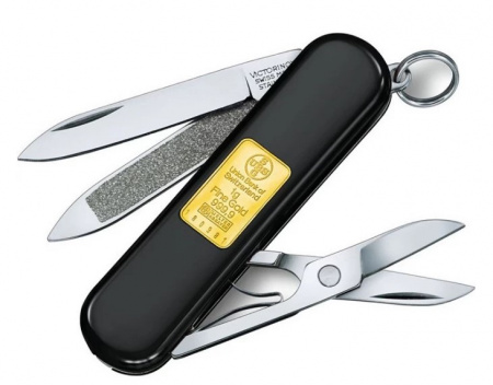 Нож-брелок Victorinox со вставкой "Union Bank of Switzerland"