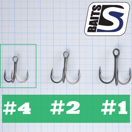 Тройник BS Baits ST-36 TF №4 (5шт)