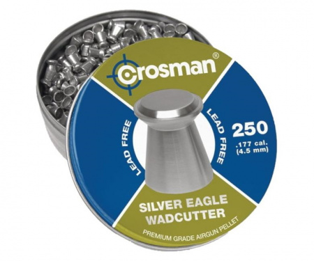 Пуля пневм. "Crosman Silver Eagle WC", 4,5 мм., 4,8 гран (250 шт.)