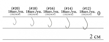 Крючок Decoy M-005 ZERO-PRO 18 (18шт/уп)