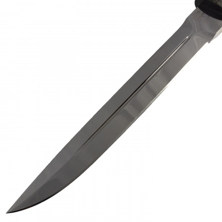 Нож Златоуст Н76 сталь ЭИ-107  текстолит, кожа