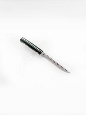 Нож "Бекас" - цельн. (сталь 95x18, желто-зеленая)