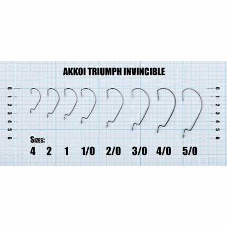 Офсетные крючки Akkoi TRIUMPH INVICIBLE 3/0 (5шт)