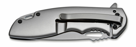 Нож складной BOKER Massive Half Skull - рук-ть сталь, накладки сплав, клинок 440A