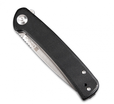 Складной нож SENCUT Neches 10Cr15CoMoV Steel Satin Handle G10 Black