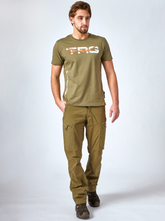 Футболка TRITONGEAR "TRG" (Хлопок, Хаки)