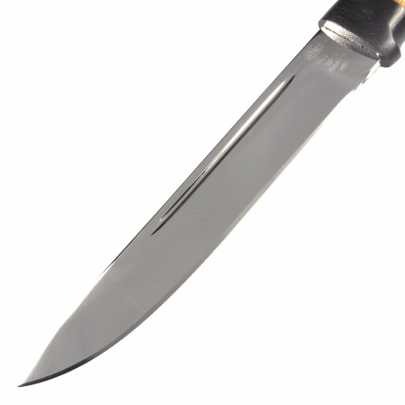 Нож Златоуст Н58 ст. ЭИ-107 .текстолит, береста