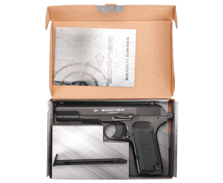 Пистолет пневм. BORNER TT Blowback, кал. 4,5 мм /BBs