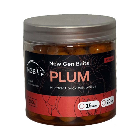 Бойлы насадочные вареные NGB "Plum" 15 мм. 300г.