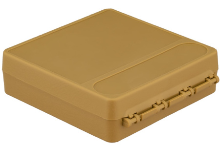 Кейс ShotTime BX-906 для 100 патронов 9x18/9mm Luger/10x28/9мм P.A., полипропилен, р-р 120x120х35 мм