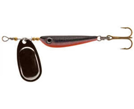 Приманка Wake Spinner Aura Minnow 6g Black Silver