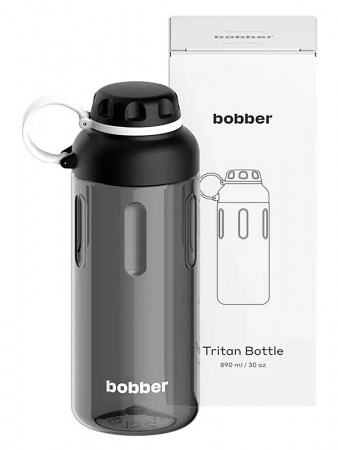 Бутылка питьевая Bobber Tritan Bottle 890ml Black Coffee (черный кофе)